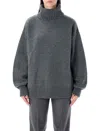Extreme Cashmere Oversized Extra Sweater In Gray