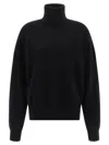 Extreme Cashmere 'n°204 Jill' Turtleneck Sweater In Black