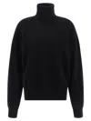 Extreme Cashmere 'n°204 Jill' Turtleneck Sweater In Black