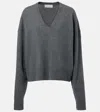 Extreme Cashmere N°224 Clash Cashmere-blend Sweater In Gray