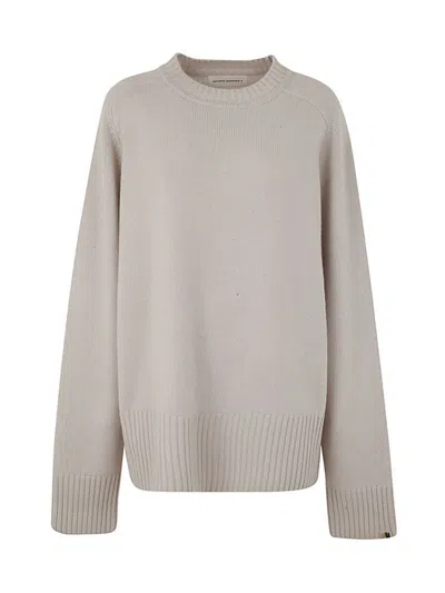 Extreme Cashmere N236 Mama Roundneck Oversized Pullover In White