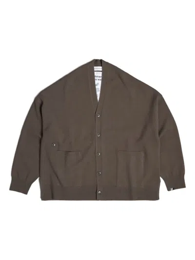 Extreme Cashmere N°24 Tokio Button-up Cardigan In Green