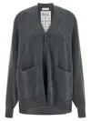 Extreme Cashmere N.24 Tokio Cardigan In Gray