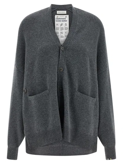Extreme Cashmere N.24 Tokio Cardigan In Gray