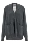 Extreme Cashmere N.24 Tokio Cardigan In Gray