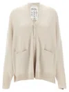 Extreme Cashmere N.24 Buttoned-up Cardigan In White