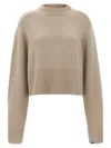 Extreme Cashmere N°256 Judith Eggshell Sweaters And Cardigans In Beige