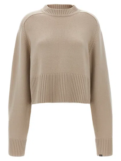 Extreme Cashmere N°256 Judith Eggshell Sweaters And Cardigans In Beige