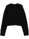Extreme Cashmere Nº256 Judith Sweater In Black