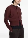Extreme Cashmere N°257 Cardigan In Red