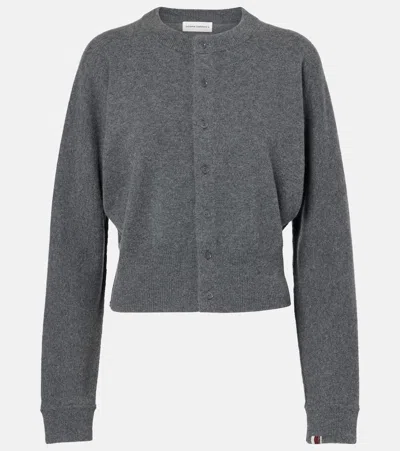Extreme Cashmere N°257 Cashmere-blend Cardigan In Grey