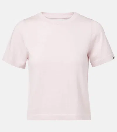 Extreme Cashmere N°267 Tina Cotton And Cashmere T-shirt In Pink