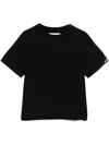 Extreme Cashmere N°414 Nick Wool And Cashmere T-shirt In Black