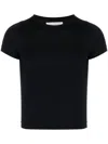 Extreme Cashmere Rainbow-stitch Fine-ribbed T-shirt In Blue