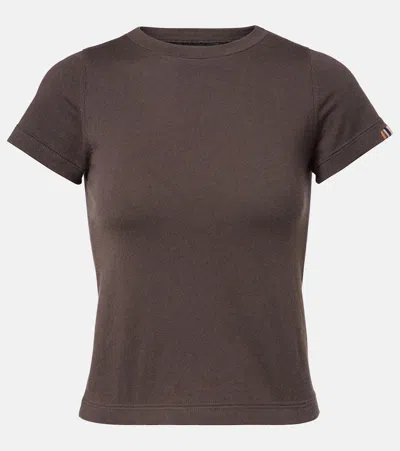 Extreme Cashmere N°292 America Cotton And Cashmere T-shirt In Brown