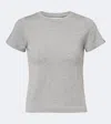 Extreme Cashmere Gray Basic T-shirt In Multi