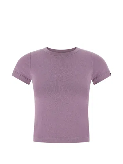 Extreme Cashmere America Crew Neck T-shirt In Purple