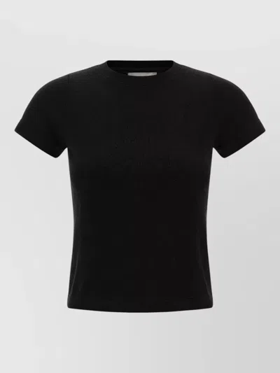 Extreme Cashmere N292 America Short Sleeve Crew Neck T Shirt In Black