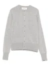 Extreme Cashmere N°300 Button-front Cashmere Cardigan In Gray