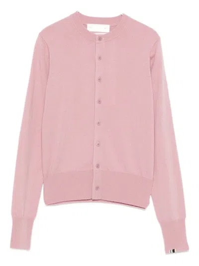 Extreme Cashmere N°300 Button-front Cashmere Cardigan In Pink