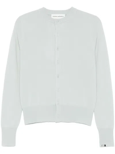 Extreme Cashmere Nº300 Little 2 Cardigan In Green