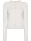 Extreme Cashmere N°300 Little 2 Cardigan In Neutrals