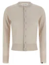 Extreme Cashmere N.300 Little 2 Cardigan In Neutral