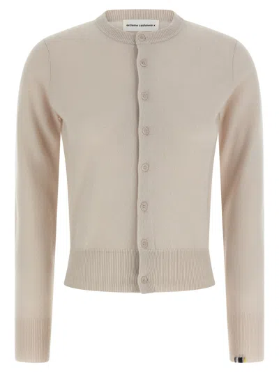 Extreme Cashmere N.300 Little 2 Cardigan In White