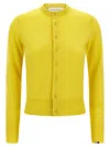 Extreme Cashmere N.300 Little 2 Cardigan In Yellow