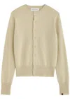 Extreme Cashmere N°300 Little 2 Cashmere Cardigan In Beige