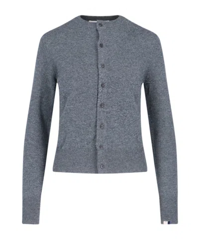 Extreme Cashmere N300 Little 2 Knitted Cardigan In Gray