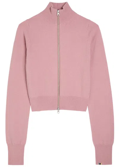 Extreme Cashmere N°302 Lemon Cashmere-blend Cardigan In Multi