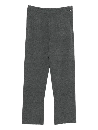 Extreme Cashmere N°320 Pocket Cashmere-blend Trousers In Gray