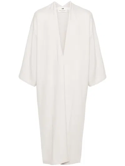 Extreme Cashmere No 61 Fine-knit Cardigan In Neutrals