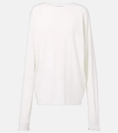 Extreme Cashmere N°347 Aries Cotton And Cashmere T-shirt In White