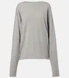 Extreme Cashmere N°347 Aries Cotton And Cashmere Top