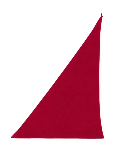 Extreme Cashmere Nº35 Bandana Scarf In 红色