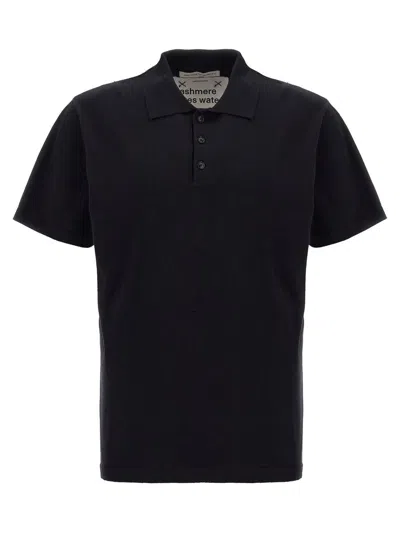 Extreme Cashmere N°352 Avenue Polo Shirt In Blue