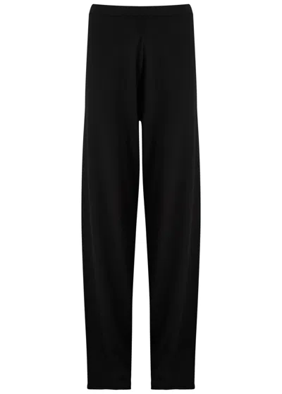Extreme Cashmere N°353 Relax Cotton-blend Sweatpants In Black