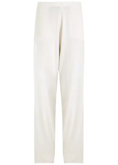Extreme Cashmere N°353 Relax Cotton-blend Sweatpants In Neutral