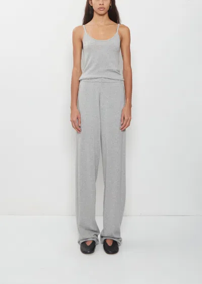 Extreme Cashmere N°353 Relax Cotton Cashmere Trousers In Gray