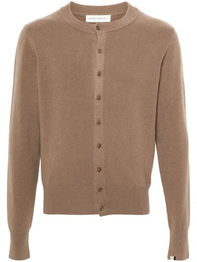 Extreme Cashmere Nº354 Be Cardi Cardigan In Brown