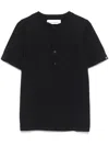 Extreme Cashmere Nº369 Eva Polo Top In Blue