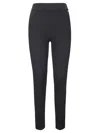 Extreme Cashmere Slim-fit Leggings With Ribbed Waistband In Black
