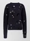 Extreme Cashmere 'n.373 Oldie Sequin' Sweater In Black