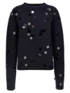 Extreme Cashmere 'n.373 Oldie Sequin' Sweater In Black