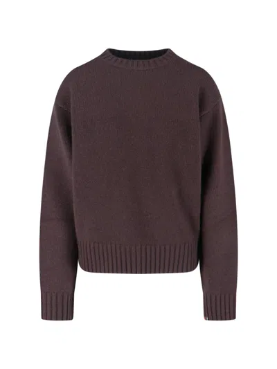 Extreme Cashmere N°373 Oldie Sweater In Purple