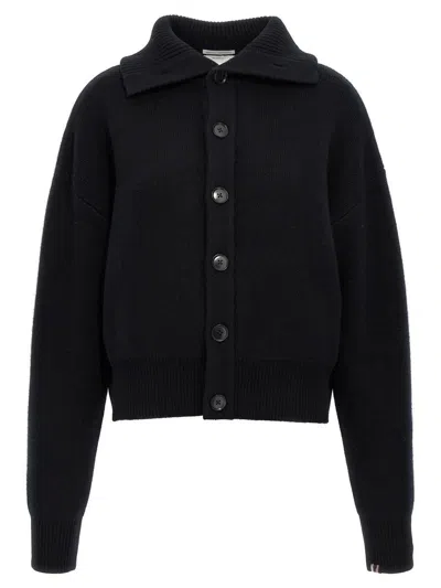 Extreme Cashmere 'n°377 Clement Raven' Cardigan In Black