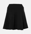 Extreme Cashmere N°379 Girl Cashmere-blend Miniskirt In Black