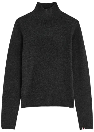 Extreme Cashmere N°380 Audrey Cashmere-blend Jumper In Black